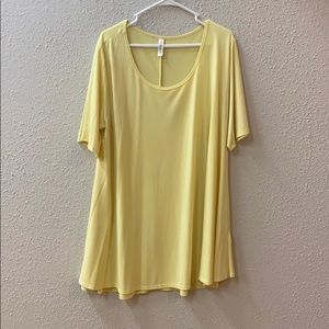 Yellow Lularoe perfect t